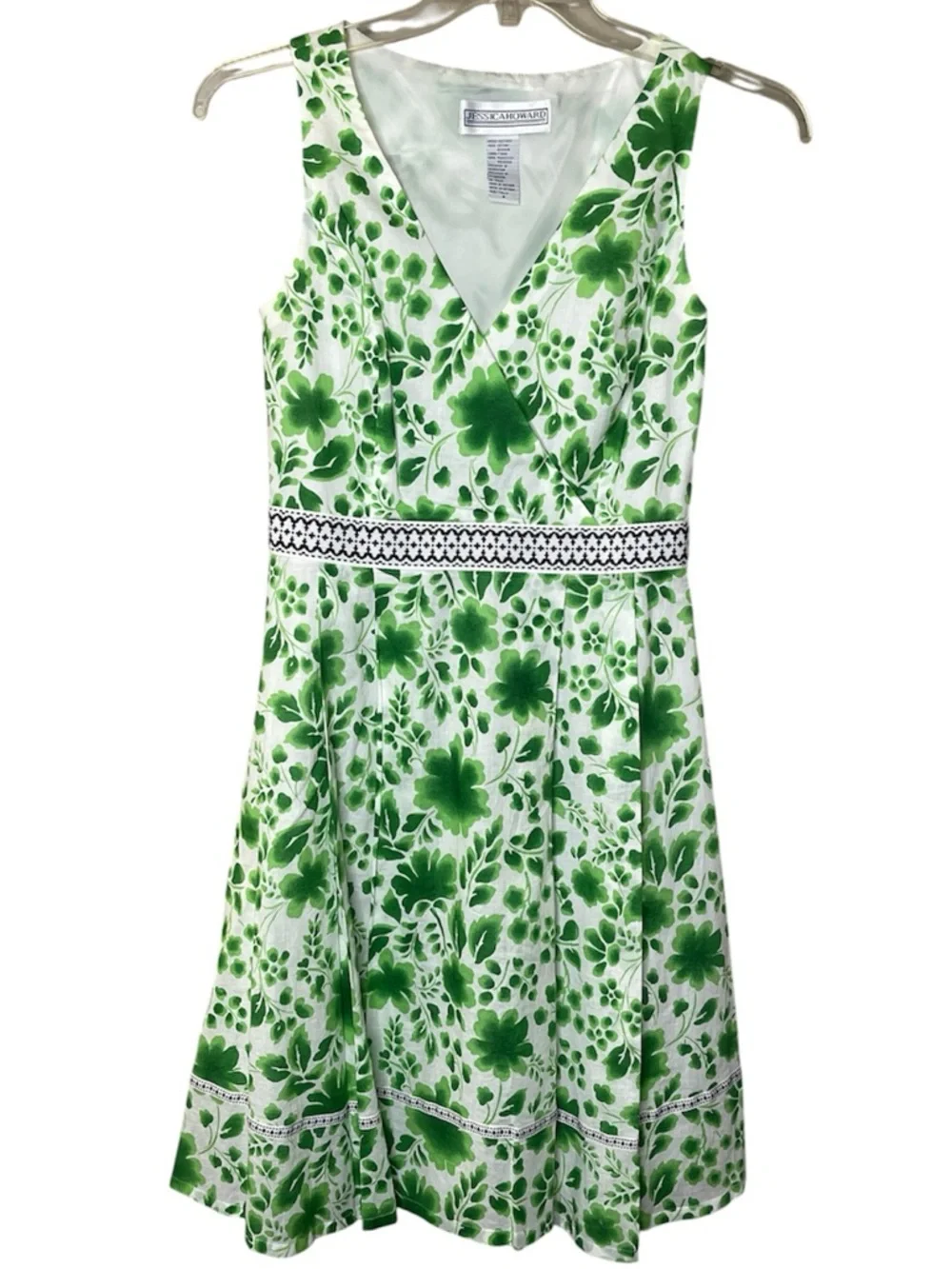 Jessica Howard Vintage Summer Dress Sz 8 - Picture 2 of 4